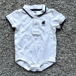 Gymboree bodysuit polo sz 6-12 months EUC